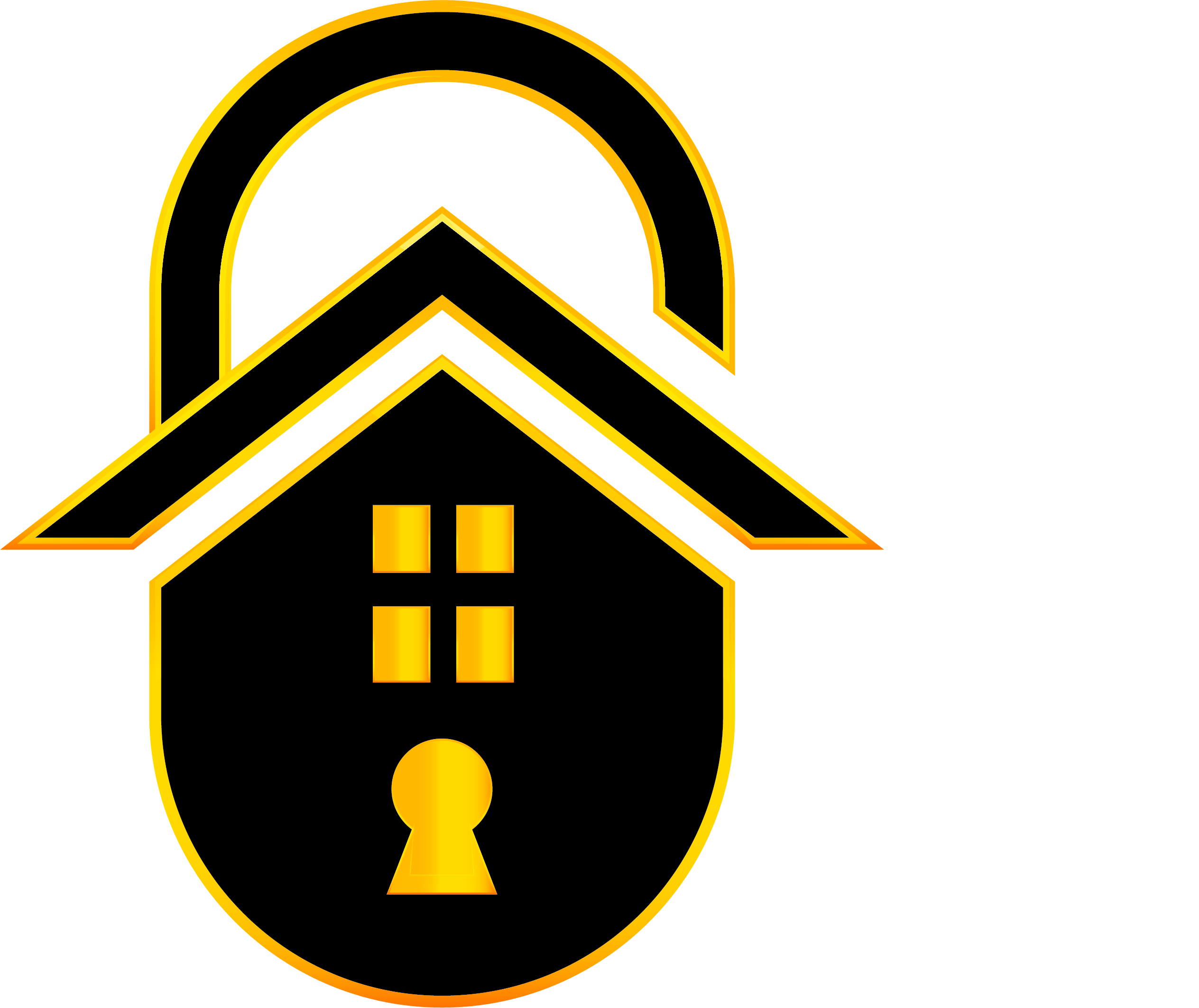 Logo NB Sécurité noir et blanc